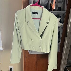 Cropped blazer